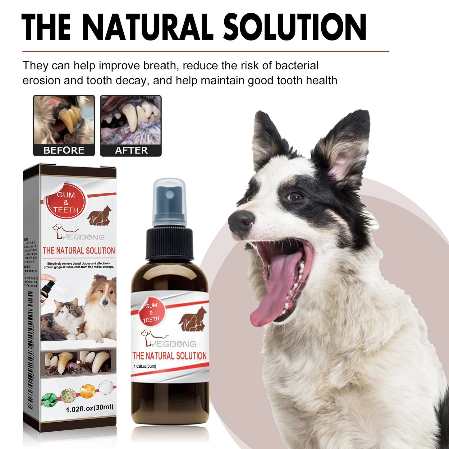 Spray De Limpieza Dental Para Mascotas