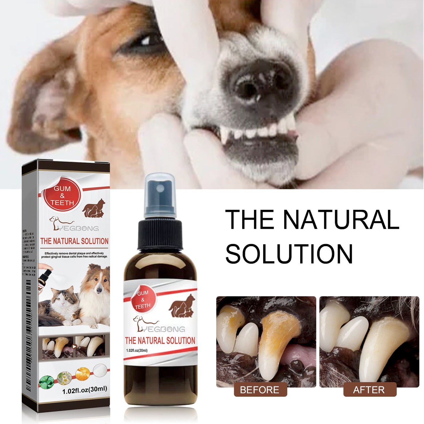 Spray De Limpieza Dental Para Mascotas